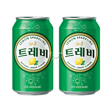 트레비 롯데 레몬 355ml, 12개