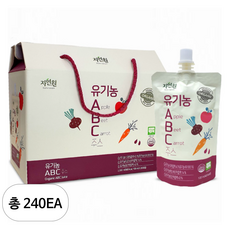 자연원 유기농 ABC 착즙 주스, 100ml, 240개