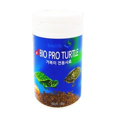 바이오 프로 터틀 거북이 전용 사료, 1개, 250ml