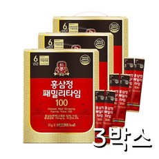 김포파주인삼농협 홍삼정패밀리타임 100포, 1kg, 3개