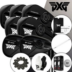 PXG 아이언 웨지 세트 GEN7 0311P XP 블랙(6-W) 52도 56도 슈가대디3 젠7, GEN7 블랙 0311XP (5-W), 52도/56도, 경량스틸 N.S PRO 950 R