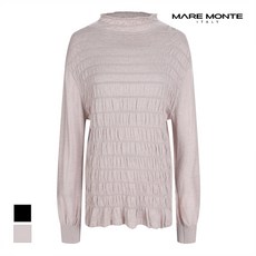  [마레몬떼] 스모킹 셔링 니트_M221MKT07P0 