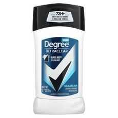 Degree UltraClear 블랙 + 화이트 땀 억제제 데오드란트 Ocean Air 76g(2.7oz)