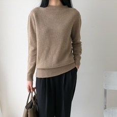 홀가먼트 캐시미어 테슬 라운드 니트티 (엑스트라 파인 메리노울)
