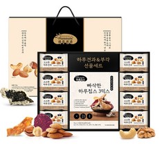 [하루견과]하루견과&부각선물세트/견과류 부각 선물세트 영양간식(소비기한 2024-12-17이후상품으로 출고), 1개