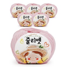 필립섬유 쎄비 줄리엣 뜨개실 30g 6p, 21 베이비핑크, 6개