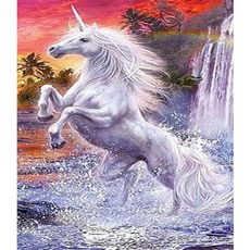 유니콘보석십자수