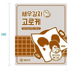 새우감자 고로케 600G(30Gx20EA) 식자재 장보기, 600g, 1개