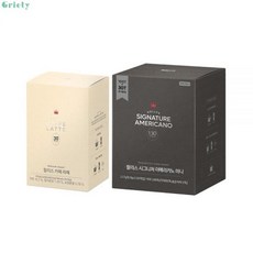 할리스 카페 라떼 30개입 1개 + 시그니처 아메리카노 다크 미니 130개입 1개, 할리스 카페 라떼 30개입, 1개 + 시그니처 아메리카