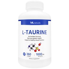 [미국빠른직구] 신제품 마이라이프 내추럴스 엘 타우린 1000mg (수퍼사이즈), 360정, 1개