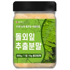 건강중심 20배 농축 돌외잎 추출 분말 300g 추출물 가루, 1개