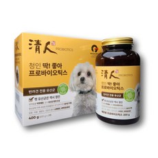 청인 반려견 딱좋아 프로바이오틱스 200g x 2p, 배변활동 원활, 2개, 소화기능 개선