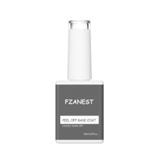 FZANEST 젤 매니큐어용 필 오프 베이스 코트 15ml UV LED 라이트 필러 라벨 폴리쉬 무독성 비건 크루얼티프리 USA 미국