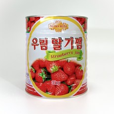 딸기잼 우림 3kg 캔 대용량 업소용, 2개