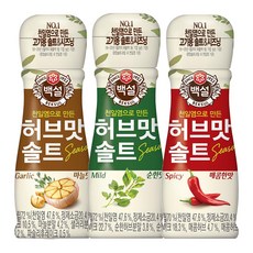 백설 허브맛솔트 버라이어티팩 50g x 6 Beksul Salt Variety Pack 50g x 6, 6세트