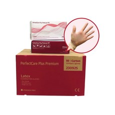 라텍스 글러브 장갑 니트릴 장갑 글러브 퍼펙트 케어, 라텍스 장갑(XS)