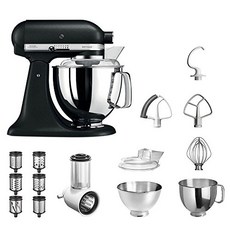최고의 액세서리와 KitchenAid 장인 5KSM175PS 채식 S 식품 프로세서 : 세 가지 드럼 및 추가 Rasp가 강판과와 팩, 단일상품