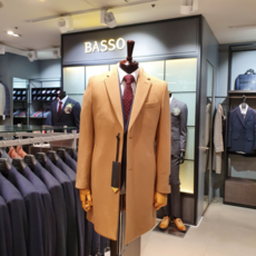 바쏘 바쏘 2020년 F/W 신상품 카멜 캐시미어100% 2버튼 체스터 씬다운 코트 BSU4 CJ35A CM NC일산