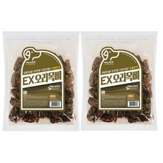  네츄럴이엑스 대용량 강아지 간식 460g, 오리목뼈, 8개 