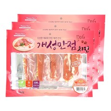 (3개묶음) 개성만점 300g 대용량 간식 애견간식 노즈위크간식 치킨 소고기 오리 연어 황태 고구마, 3개