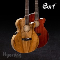 콜트 어쿠스틱 통기타 SFX-MYRTLEWOOD / 컷어웨이 올솔리드 연주용 고급 구성품세트, 네츄럴NAT