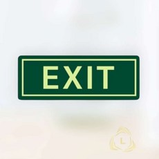 비상구 안내 스티커 비상스티커 안전표시판, 좌