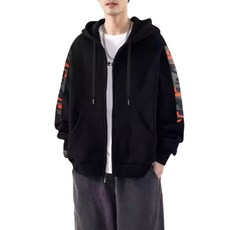 [2XL-5XL] 오버핏 기모 후드집업