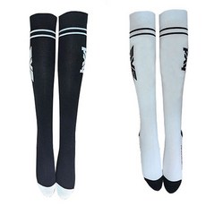 1+1 브랜드 니삭스 여성 골프양말 PXG (화이트+블랙)