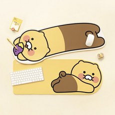 카카오프렌즈 춘식이 형태 데스크 장패드 2종 철푸덕 철푸덕 1개