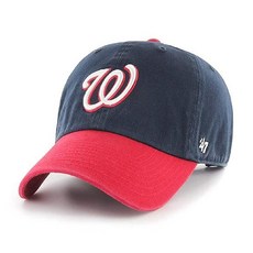 '47 MLB 투톤 클린업 조절 가능한 모자 성인용 프리 사이즈 San Diego Padres, Washington Nationals, 1개