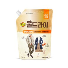  테크 울드라이 세제 리필, 1.3L, 20개 
