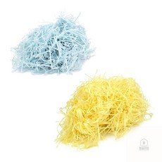 종이 스타핑 선물 포장용 충전재 데코레이션 컬러 종이, 연노랑 50g, 연노랑 50g