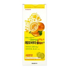 경남제약 레모비타 플러스 120정 레몬맛 상큼하게 씹어먹는 비타민C 어린이, 1박스