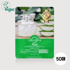 그레이스데이 알로에 마스크팩, 1개입, 50개 1개입, 50개