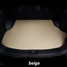 볼보 호환 부품 V40 2013- 용 자동차 트렁크 매트 전천후 XPE 플랫 사이드 후면 카고 커버 카펫 러그 라이너 테일 부팅 수하물 패드, [03] Beige