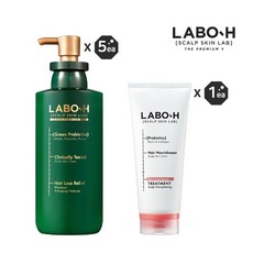 라보H 더 프리미엄9 337ml 5개+트리트먼트 200ml 1개, 흰색