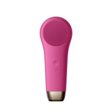 진동클랜저 피부탄력기기 클렌징기계 전동세안기 피부마사지기 홈케어 전기 페이셜 클렌징 브러시 실리콘 초음파 진동 페이스 클렌저 깊은 모공 블랙 헤드 클리닝 피부 세척 마사지, [03] rose red, [03] rose red, 2.rose red