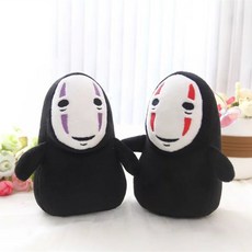 Delkien 일본 애니 캐릭터 가오나시 15cm 인형 봉제 장난감 레드/퍼플 택1, 퍼플