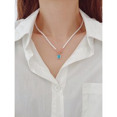 진주토글바목걸이