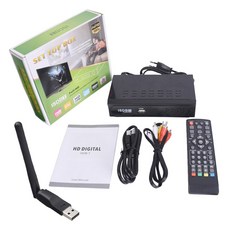 ISDB T 셋톱 박스 1080p HD 디지털 지상 비디오 방송 TV 리시버 브라질 칠레용 HDMI 동축 입력 지원, With USB WIFI, 01 ISDB-T With USB WiFi, 2) ISDBT With USB WiFi