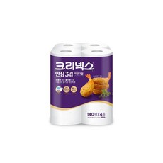 크리넥스안심 3겹 키친타올 140매 4롤 X, 안심 3겹 키친타올 140매 4롤 X1개