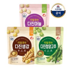 [KT알파쇼핑][사조대림] 리얼큐브 23g x10개 마늘/청양고추/생강, 리얼큐브 다진청양고추 23g x10개 {B}