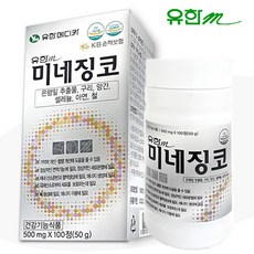 유한 미네징코100정X2병 은행잎추출물 혈행개선 기억력개선, 200정