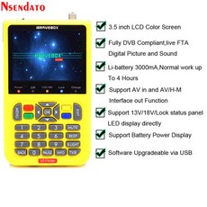 V8 디지털 위성 파인더 3.5 인치 LCD 신호 계량기, 다른, 영국 플러그, 1개