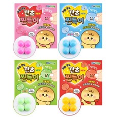 2000 깐쵸 찐득이 껌쵸 말랑이 깐쵸말랑이, 4종x각1개씩 4개, 1세트, 46g