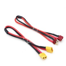 여성 Deans XT60/T 플러그 남성 XT60/T 커넥터 어댑터 14AWG 30cm 연장 케이블 리드 Adapte RC Lipo 배터리|t plug|t connectorpl, 1개, XT60 plug, 단일