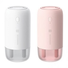 유에스비 깜찍한 탁상차량휴대용 저소음 듀얼 미니 가습기, 핑크