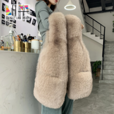 모피 조끼 퍼 코트 | 자켓 후드 모피 수입 폭스