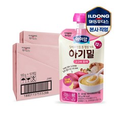 아이얌 아기밀 고구마 퓨레, 100g, 20개