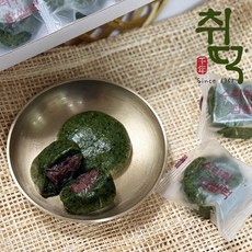 수리취 찹쌀떡 강원도특산품 정선수리취떡 아침식사대용 영양찰떡 건강간식, 1박스, 1.5kg